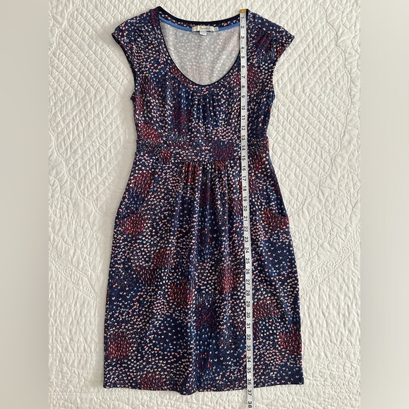 Boden Margot Cap Sleeve Casual Dress Scoop Neck Women’s 4 WH978 - Picture 5 of 10